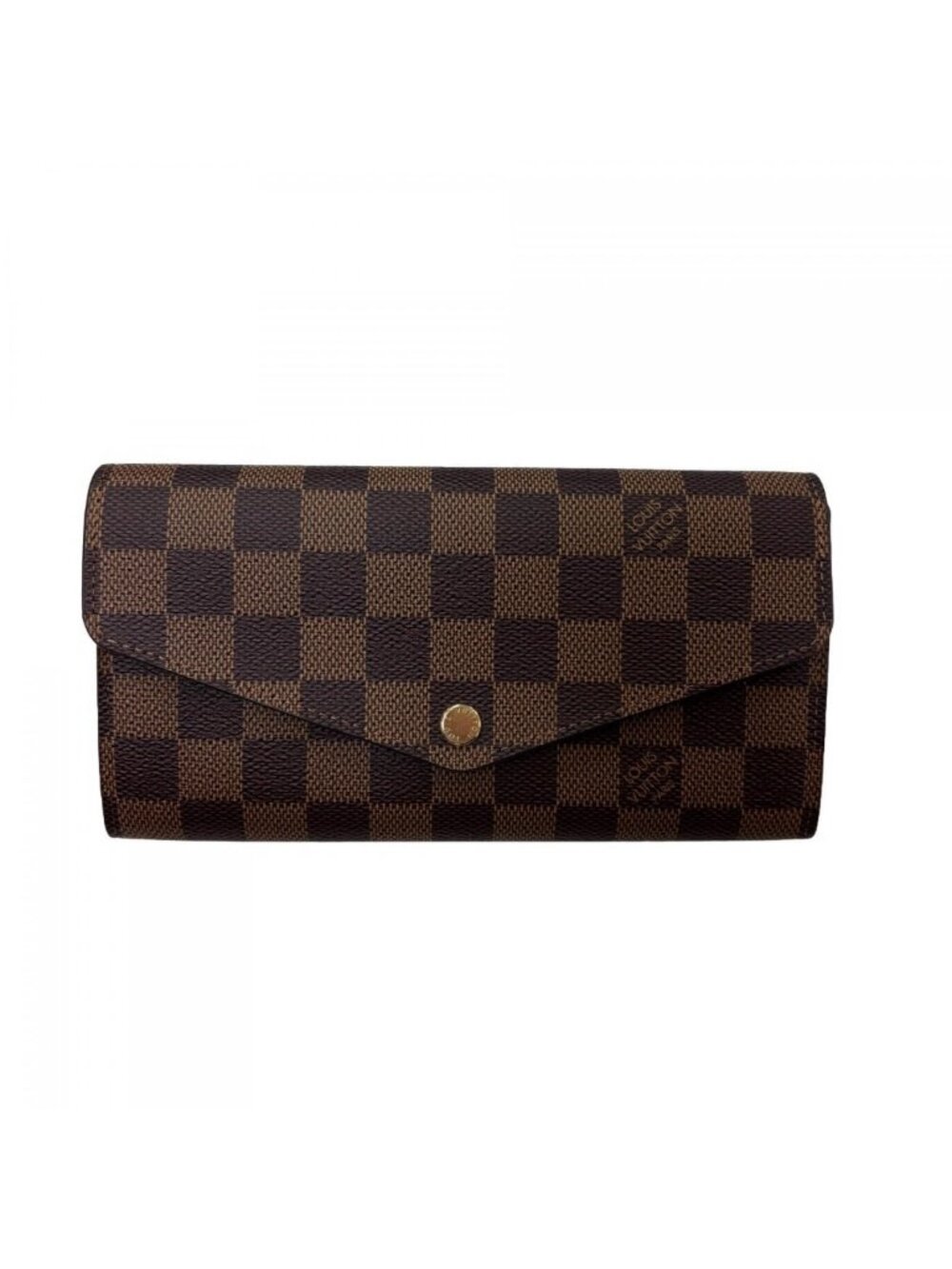 Louis Vuitton Portefeuille Sarah Damier Wallet Canvas Brown
